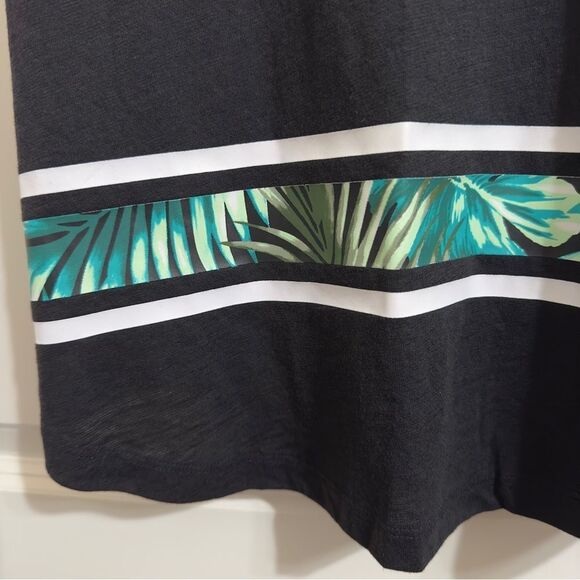 NWT VICTORIA’S SECRET PINK LOGO SEQUIN RACERBACK TROPICAL PRINT‎ TANK TOP SMALL - Picture 5 of 10